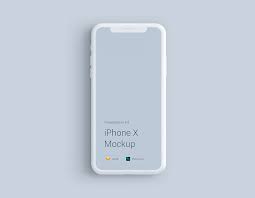 This is an iphone 11 max mockup fully customizable by screen image and background color. Iphone X Clay Mockup Psd Best Free Mockups