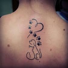 imagens pfoten tattoo haustier tattoos hund tattoo ideen