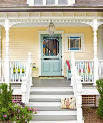 Curb Appeal Boost On Budget Yellow Queen Anne Mansion Porch Detail House Paint Exterior Yellow House Exterior Exterior House Colors
