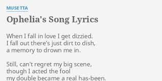 The loud roblox id code for this song is 4928916137. Ophelia Song