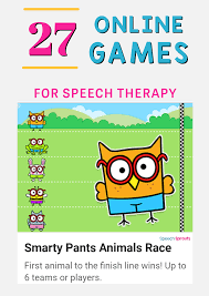 27 Free Online Games For Speech Therapy You Need To Know About Speech Therapy Games Therapy Games Speech Games