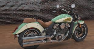 Indian Scout Motorcycle Green Ivory And Cream In Love Indian Scout Indian Motorcycle Indian Motorbike
