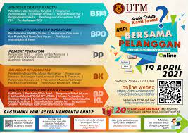 Posted by mohd ajam b tukimin at 16:41. Department Of Registrar Department Of Registrar Utm