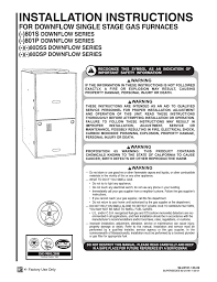 Ruud 801s Series Technical Information Manualzz Com