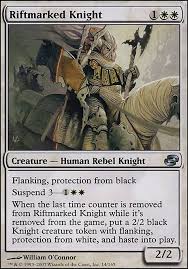 I am 99% sure the are for diamond male lines up to the right of this card. Riftmarked Knight Tsr Mtg Card