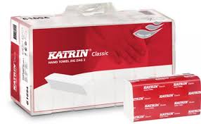 Papierové uteráky skladané KATRIN Classic Zig Zag 2 - Handy pack (100621) -  Kancelárske potreby, Tonery do tlačiarní, Školské potreby