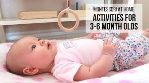Montessori At Home Activities For Babies 3 6 Months Youtube