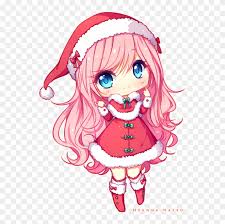 Wear a mask, wash your hands, stay safe. Christmas Anime Girl Chibi Commission Chibi Girl Christmas Free Transparent Png Clipart Images Download