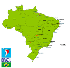 Physical map of brazil showing names of capital city, towns, states, provinces and boundaries with neighbouring countries. Which Country Is Better Brazil Or India Quora