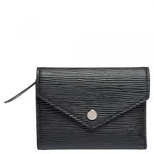 Maybe you would like to learn more about one of these? Louis Vuitton Black Epi Leather Victorine Wallet Louis Vuitton Tlc