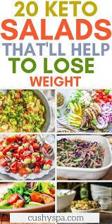 20 Keto Salad Recipes For A Delicious Lunch Ketogenic Diet Meal Plan Keto Diet Recipes Keto Side Dishes