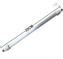 Room Heater Halogen Quartz Rod (400 watt) Pack of 2 Rod Halogen Heater Tube Quartz Material Glass Tube Length 24cm Q22