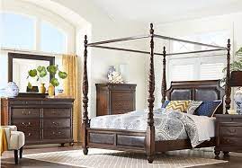 Cindy Crawford Home Trinidad 6 Pc Queen Canopy Bedroom King Size Bedroom Furniture Sets Bedroom Sets Furniture King King Size Bedroom Furniture