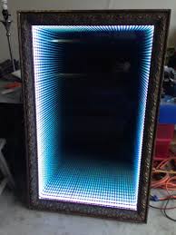How To Make An Infinity Led Mirror Diy Easy Inexpensive Steps Diy Diyprojects Mirror Diy Projects Diy Mirror Led Mirror