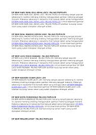 Lihat juga kumpulan dp bbm keren dan unik lainnya. Doc Dp Bbm 10 Doc Dp Cantik Academia Edu