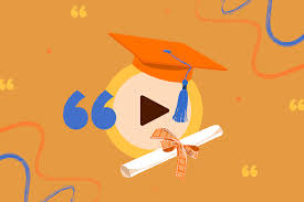 Whether you're writing a commencement address or just sending graduation wishes, you're graduation is an emotional time for the proud parents. 30 Inspirational Graduation Quotes To Show Your Grad You Care Animoto