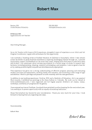 Best art teacher cover letter. Art Teacher Cover Letter Example Kickresume