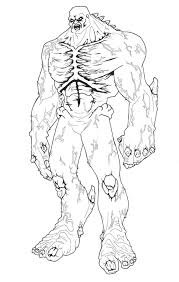 The hulk was created by marvel comics. Zombie Hulk Coloring Pages Coloring And Drawing