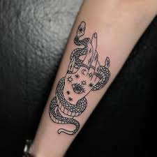 Attractive black ink snake head tattoo stencil by tomas liska. Snake Tattoos In Bangkok All Day Tattoo