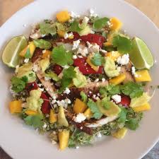 Check spelling or type a new query. Blackened Chicken San Fran Quinoa Salad Serves 4 Cals 555pp Jamie Oliver Nom Nom Nelly S