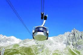 La prima che porta da pontal d'entreves al rifugio pavillon dove si trovano il ristorante. Emozioni Sulla Skyway La Funivia Sul Monte Bianco Montagna L Adige It