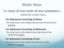Pin By Chi Ogbu On Prep For St3 Molar Mass Relative Atomic Mass Molecular