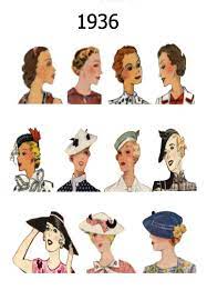 1930s Fashion Hair 1930s Hair Hat Hairstyles