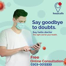 Houzcalls - Let's say GOODBYE to DOUBTS‼️ . CALL our DOCTORS for FREE ONLINE CONSULTATION ❗️ . CONTACT: 0303 0013333 . #houzcalls #onlinedoctors #onlineconsultation #freeonlineconsultation #freeonlineconsultationwithdoctor | Facebook