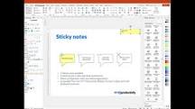 PowerPoint Sticky Notes slides review stickies