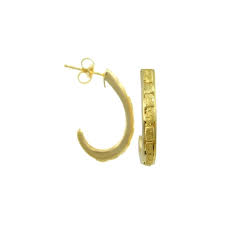 All components used (hooks, wire, jump rings) are 14k gold, and the nuggets are natural. 14k Gold Nugget Semi Hoop Earrings Alaska Jewelry