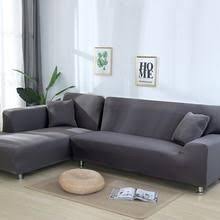 Solid Color Corner Sofa Covers For Living Room Elastic Spandex Slipcov Dcyourcar In 2020 Sofa Bezug Haus Und Wohnen Sofabezug