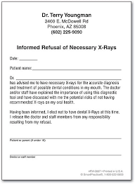 Refusal Of Necessary X Rays Smartpractice Dental