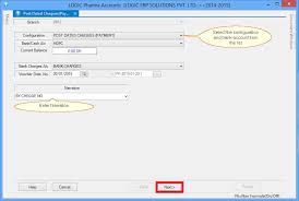 Drawer means the person who draws a cheque. Logic Pharma User Guide