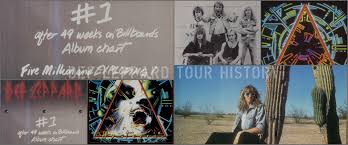 Def Leppard History 23rd July 1988 Hysteria Album Usa 1
