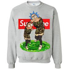 Supreme rick and morty shirt. Supreme Rick And Morty Sweater Shop Clothing Shoes Online