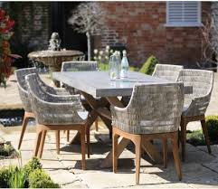 Verona Polished Concrete Table Concrete Outdoor Dining Table Concrete Outdoor Furniture Outdoor Dining Chairs