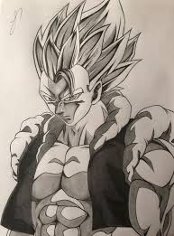 The fusion god,i am the strongest. Ssbss Gogeta Chewys Drawings Illustration Entertainment Television Anime Artpal