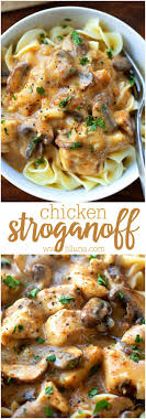 Best Chicken Stroganoff With Mushrooms Lil Luna Recipe Recipes Chicken Recipes Pasta Dishes