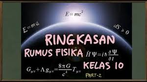 Materi lengkap dari rumus.co.id yang akan membahas tentang semua rumus fisika beserta contoh soal dan pembahasannya. Ringkasan Rumus Fisika Lengkap Kelas 10 Part 2 T Youtube