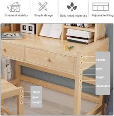 Our stylish bedroom furniture and inspiring ideas are just what you need. Study Computer Workstation Muchy Adjustable Student Study Desk And Chair Set With Drawers Bookshelves Wooden Kids Bedroom Furniture Wood Ship From Us 80x50x75 Cm Desks Desk Sets Home Kitchen Rayvoltbike Com
