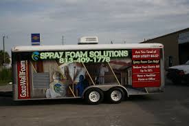Spray Foam Solutions Trailer Wrap Trailer Storage Spray Foam Foam