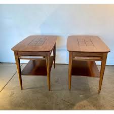 Best sofa offers in bangalore. Vintage Mid Century Stanley Furniture Walnut End Tables A Pair Chairish