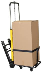 Up and down stairs, on and off delivery vehicles and loading docks and out of buildings. Electric Stair Climbing Hand Truck For Sale Mobilestairlift