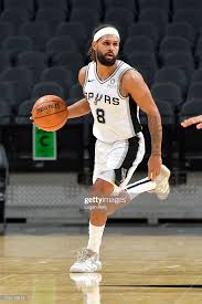 Patty mills helped raise over $100,000 for the battered women and children's shelter in sa! Patty Mills Of The San Antonio Spurs Handles The Ball During The Game In 2021 San Antonio Spurs Patty Mills San Antonio