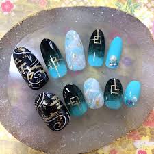 ハンドメイドのネイルチップになります 鬼滅の刃をイメージしたネイルチップです デザインは時透無一郎をモチーフにしております サイズは標準サイズ 親指から 15478になります サイズとお爪の形はサイズ表を参考にしてください お爪の形とサイズを