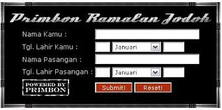 Ramalan kehidupan rumah tangga berdasarkan nama. Lamaran Jodoh Primbon