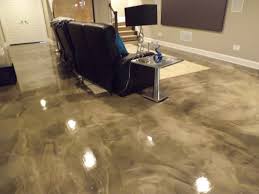 Epoxy Flooring Is A Viable Option For Homeowners Looking To Finish Their Basement As It Is Modern Affor Basement Flooring Options Epoxy Floor Flooring Options