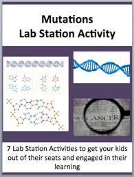 Use blue ink for all answers access the simulation at: Mutation Activity Worksheets Teachers Pay Teachers