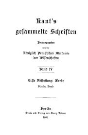 Kant's profound and challenging investigation into the nature of human reason is the central text of modern philosophy in his landmark work kant argues that reason. File Immanuel Kant S Gesammelte Schriften Band 4 Kritik Der Reinen Vernunft Erste Auflage Pdf Wikimedia Commons