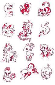 12 Chinese Zodiac By Littledarkdragon On Deviantart Chinese Zodiac Tattoo Chinese Zodiac Chinese Zodiac Signs